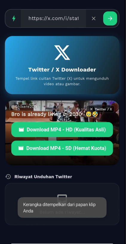 XTwitterScreen