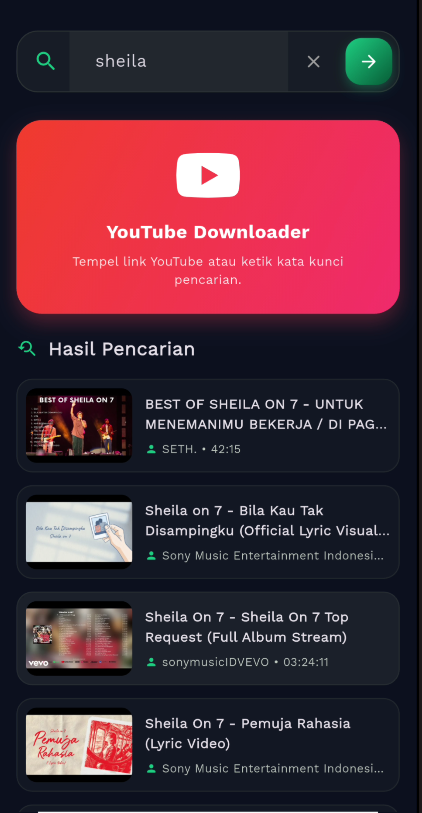 YoutubeSearchScreen
